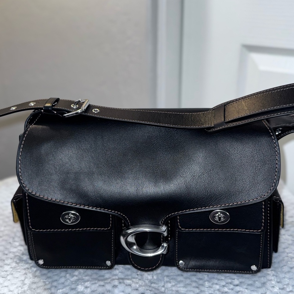 Coach Black Cargo Tabby Bag 36